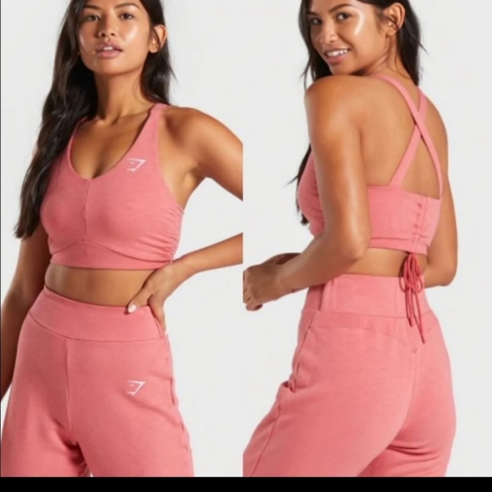 Gymshark ruched sports bra M